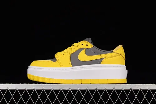 All categories Air Jordan Jordan series basketball shoes Air Jordan 1 Low Air Jordan 1 Elevate Low SE "Wolf Grey" Little AJ thick-soled retro basketball shoes DH7004-017